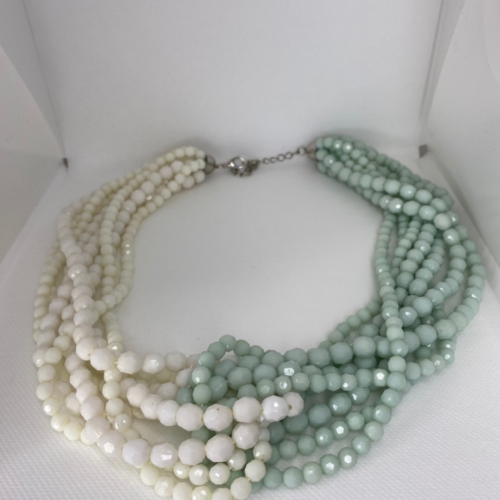 Anthropologie multi strand beaded necklace